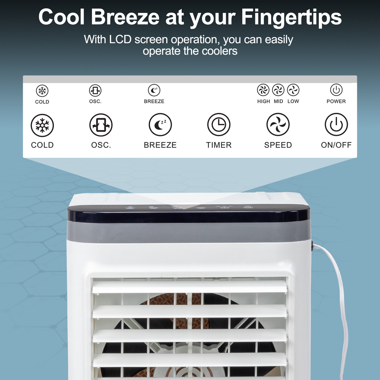 Evaporative Swamp Cooler with 5.28Gal/20L Water Tank product image