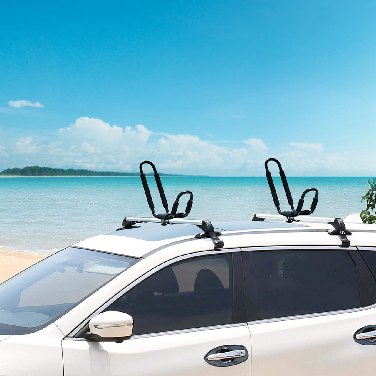 Universal J-Bar Kayak/SUP Carrier for Car Roof Rack (1-Pair) product image