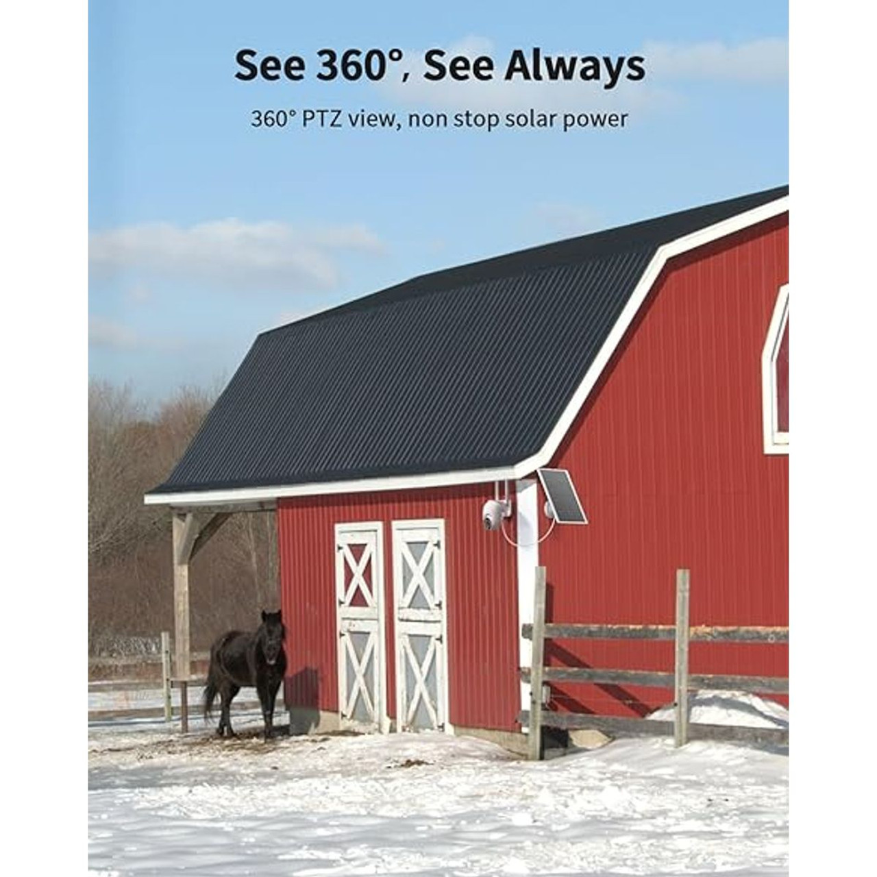 Oculview 4G LTE Security Camera, Solar 2K HD product image