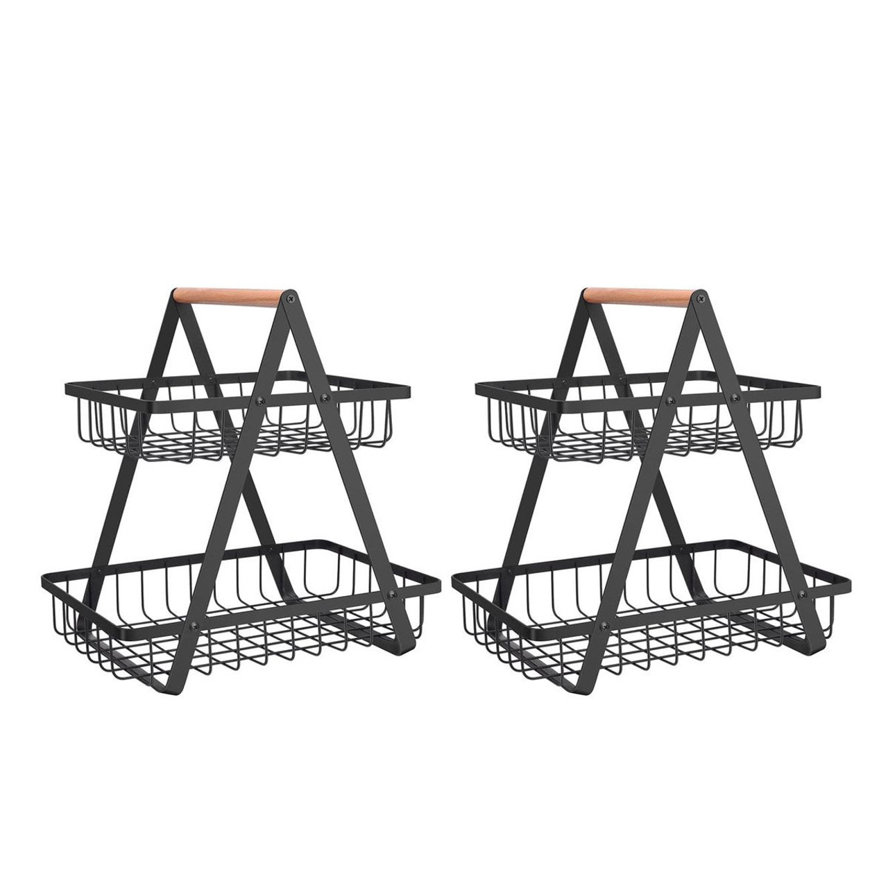 2-Tier Countertop Fruit Basket (1- or 2-Pack) product image
