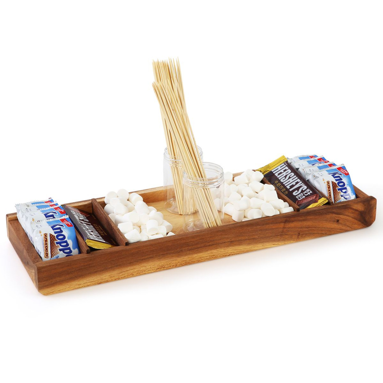 Walnut DIY S'mores Bar Station for Assembly product image