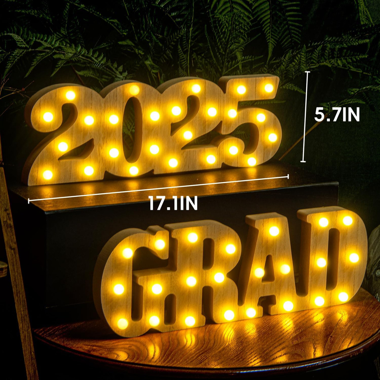 Grad 2025' LED Marquee Light Up Letters product image