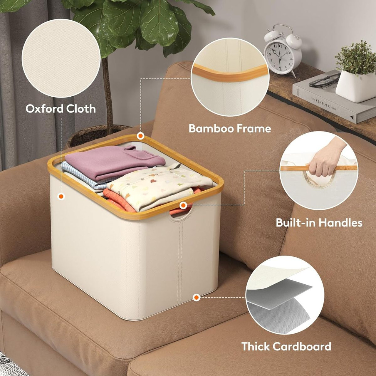 42L Foldable Storage Hamper (2-Pack) product image