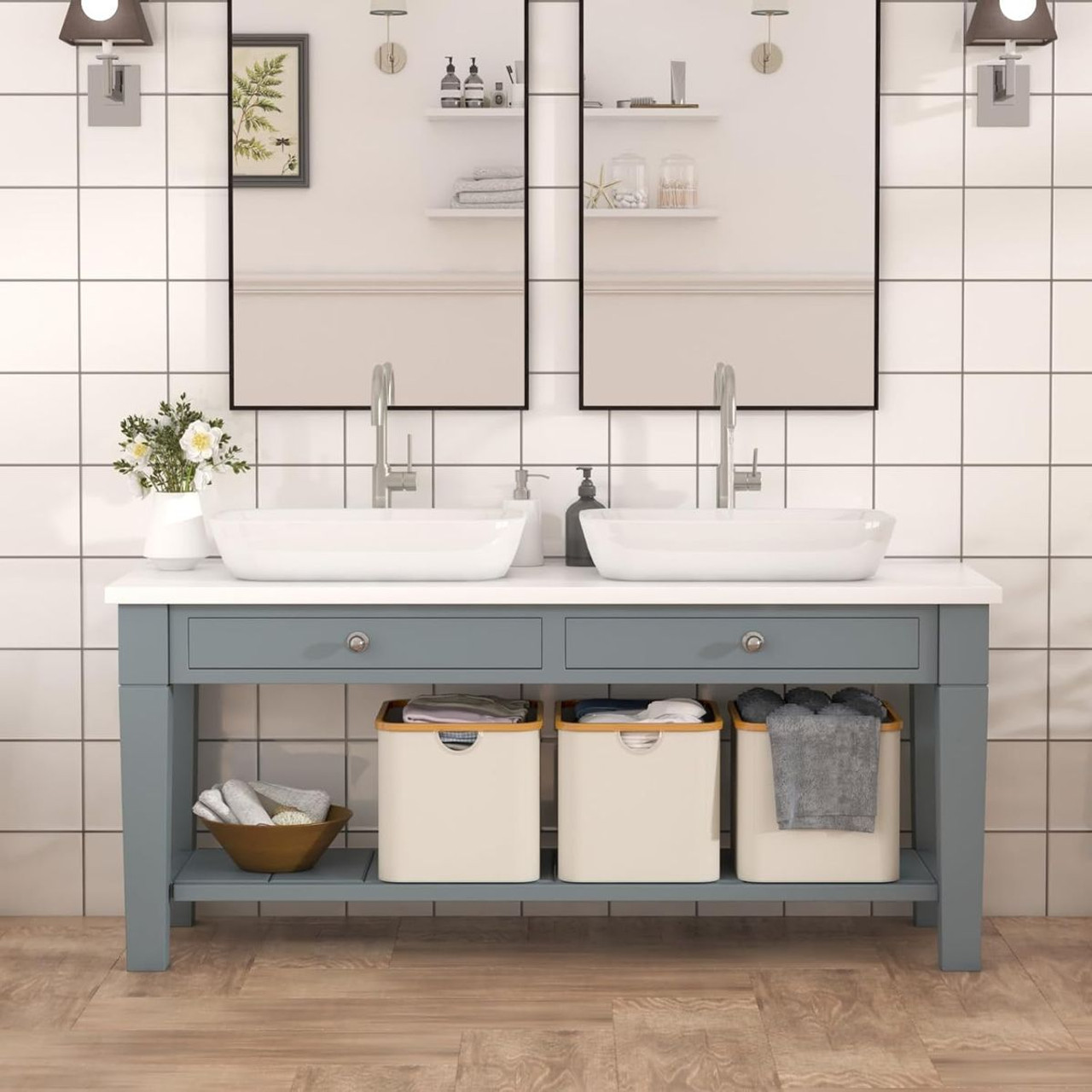 42L Foldable Storage Hamper (2-Pack) product image