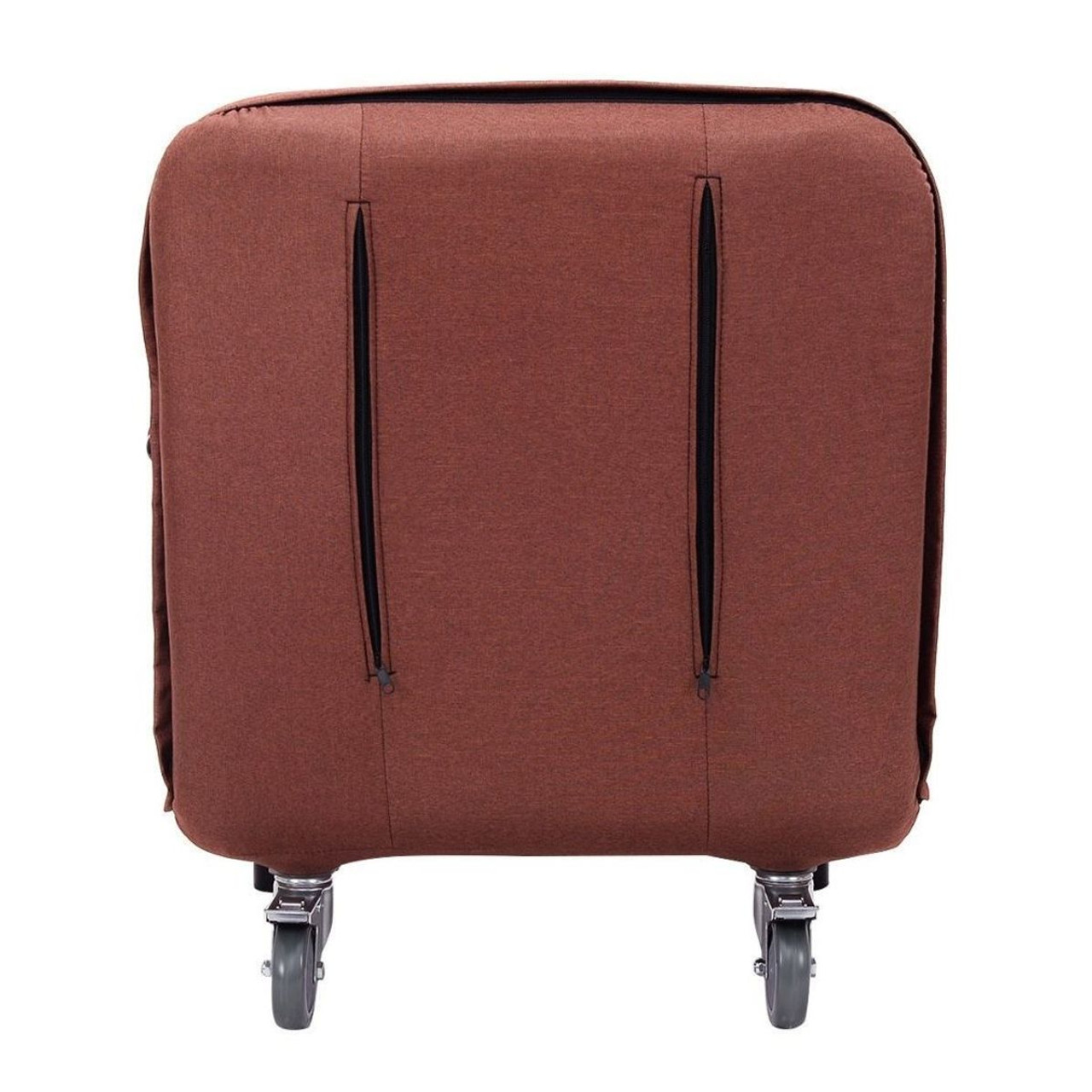Convertible Foldout Reclining Arm Chair with Wheels product image