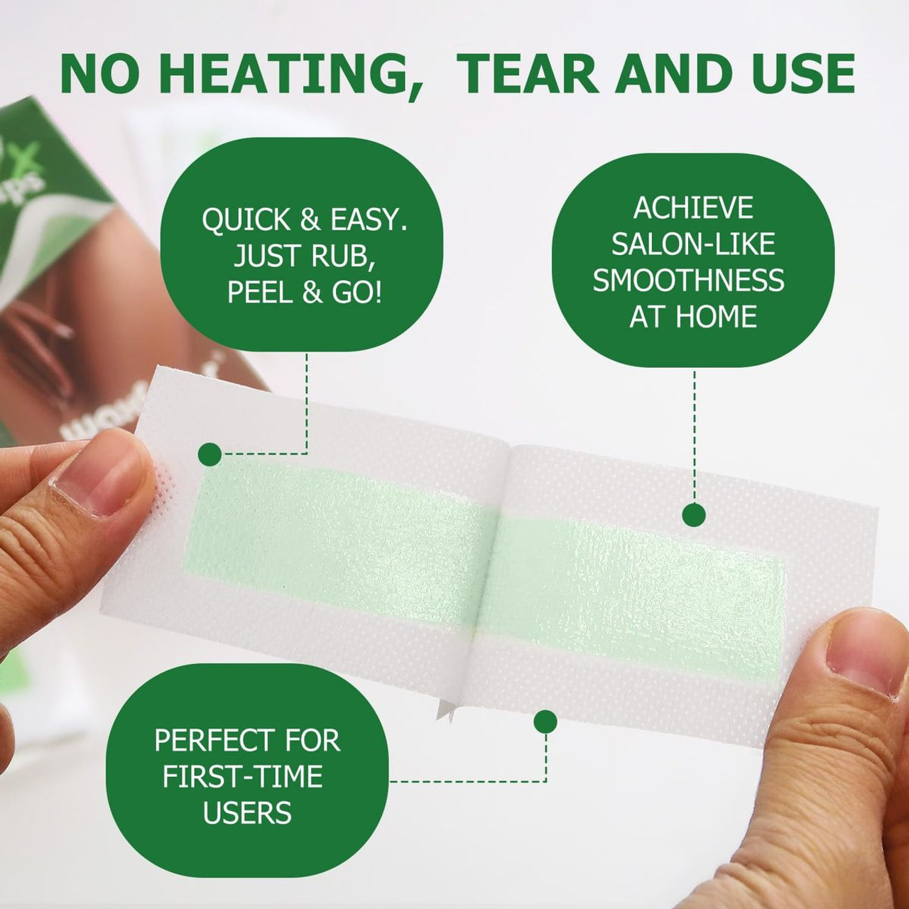 Hair Removal Wax Strips for Face/Body/Bikini product image