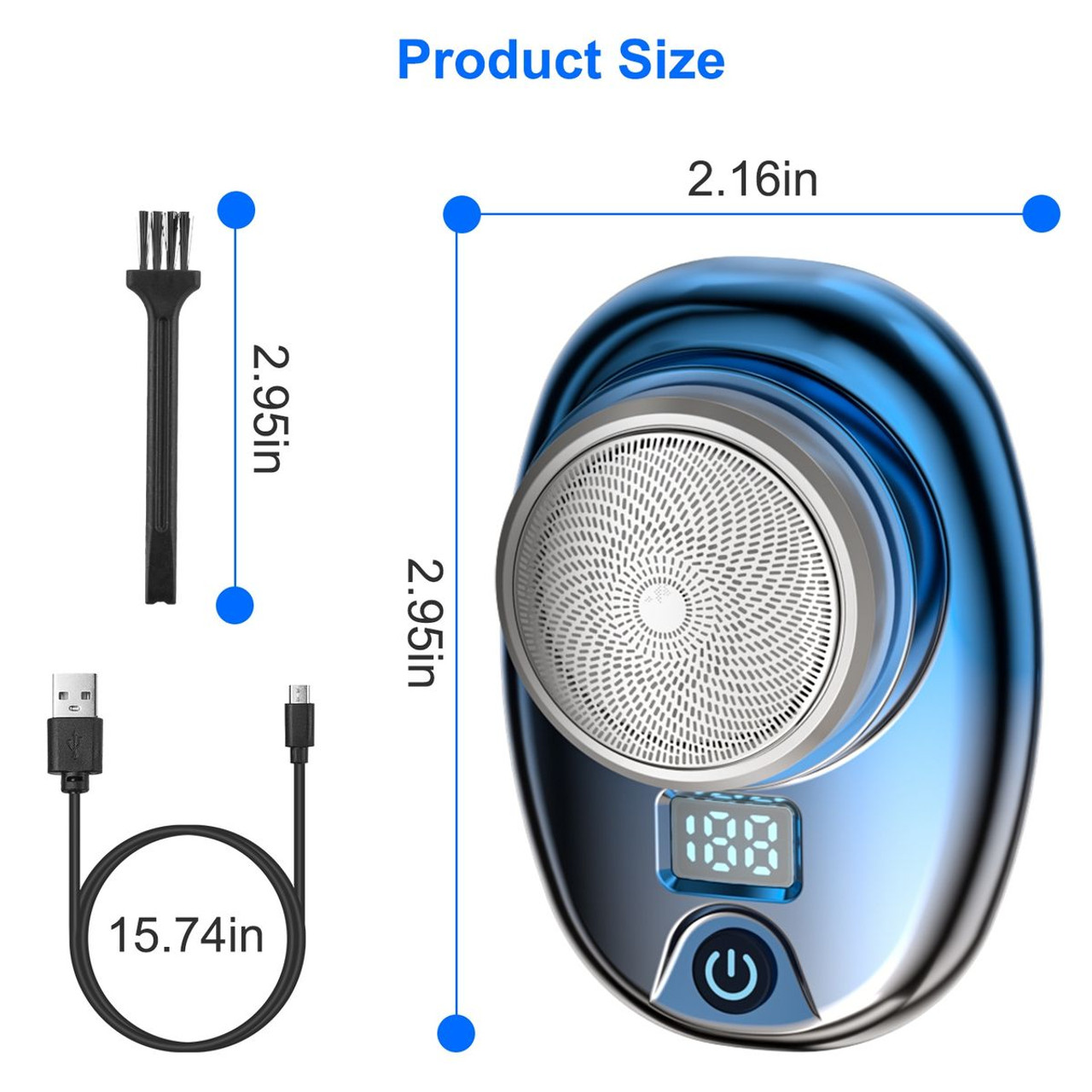 Small Portable Men's Electric Razor product image