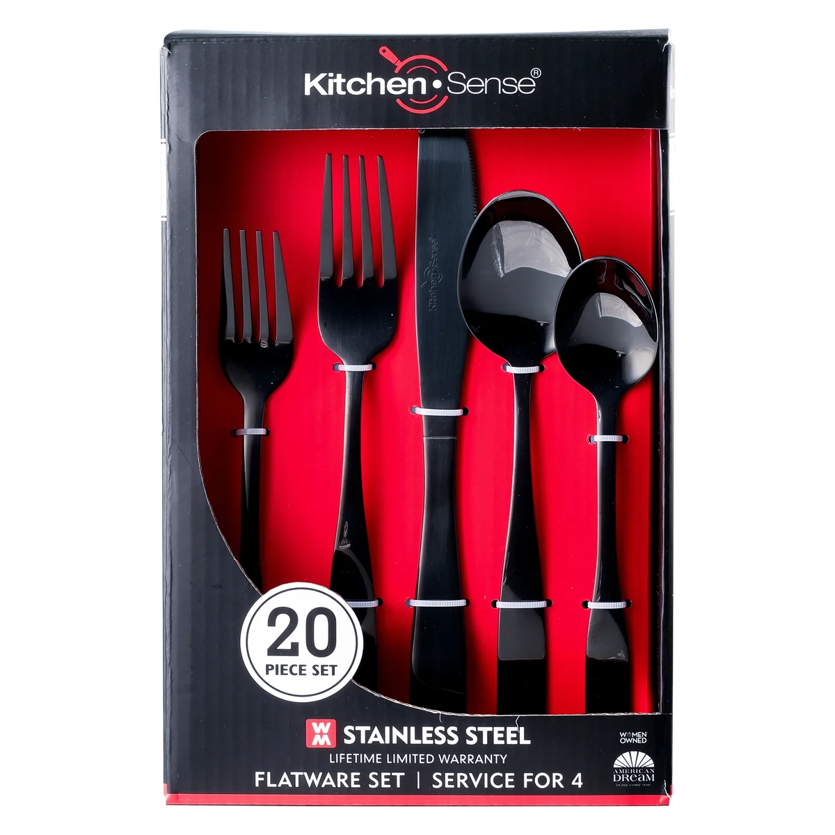 40-Piece Stainless Steel Flatware Silverware (Set of 8) product image