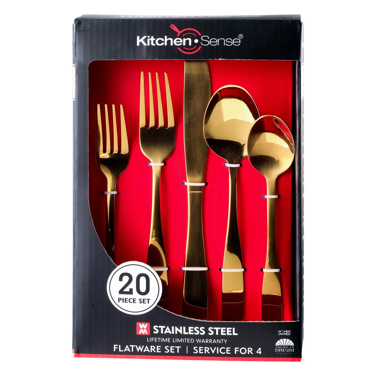 40-Piece Stainless Steel Flatware Silverware (Set of 8) product image