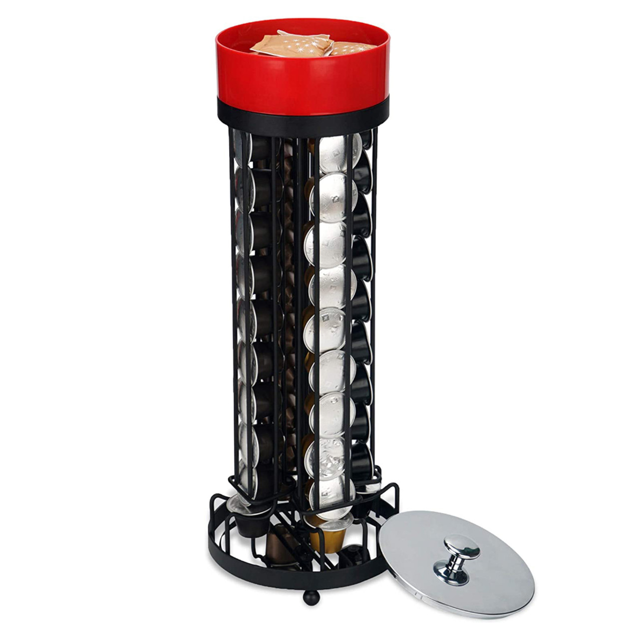 Nespresso Pod Carousel Holder Rack with Sugar Compartment product image
