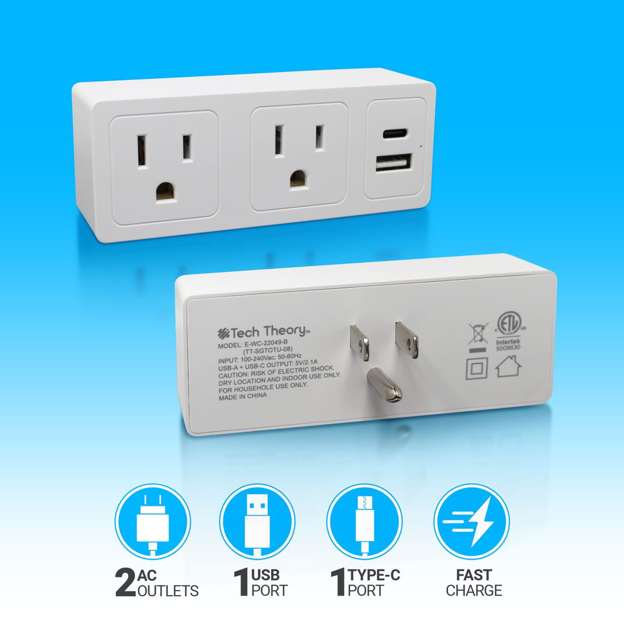 PowerHub Mini Universal Charging Station (2-Pack) product image