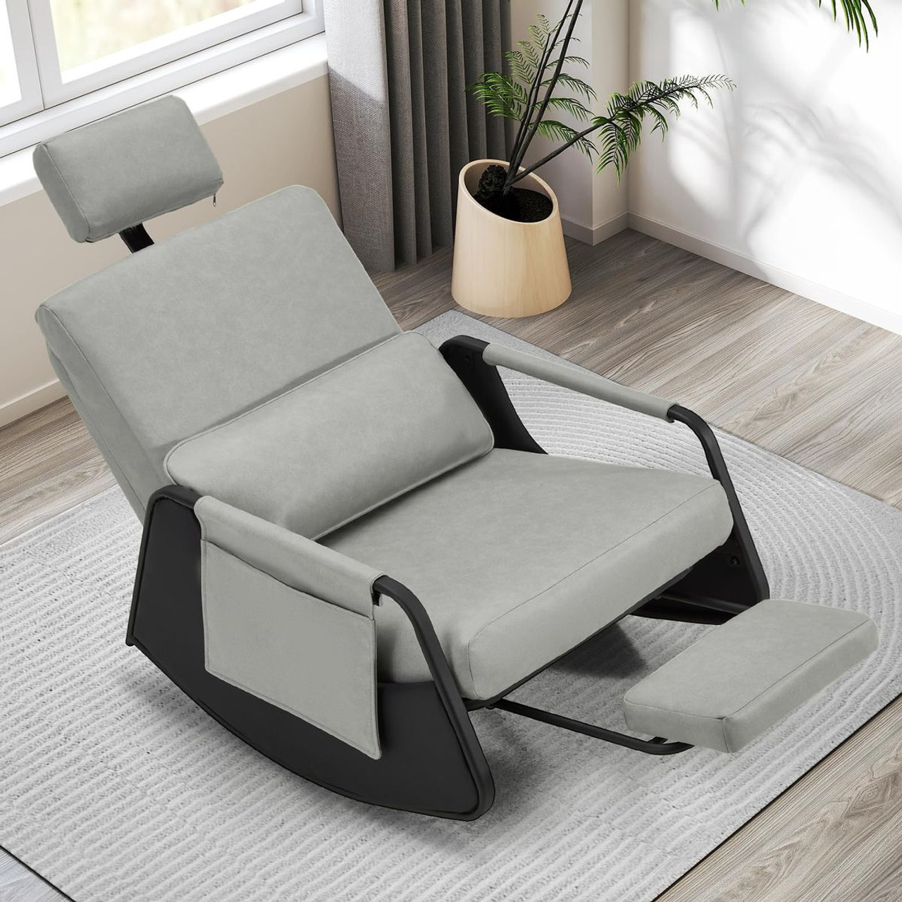 Gliding Rocking Chair with Retractable Footrest  product image