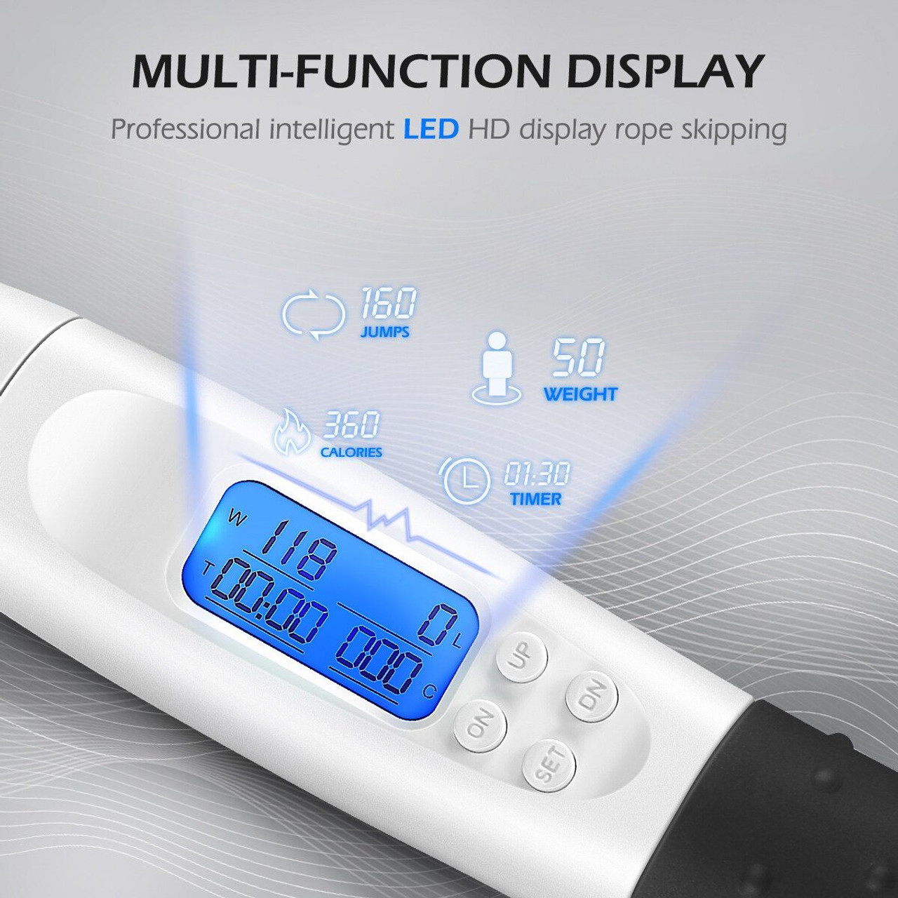 9.8-foot Electronic Counting Jump Rope product image