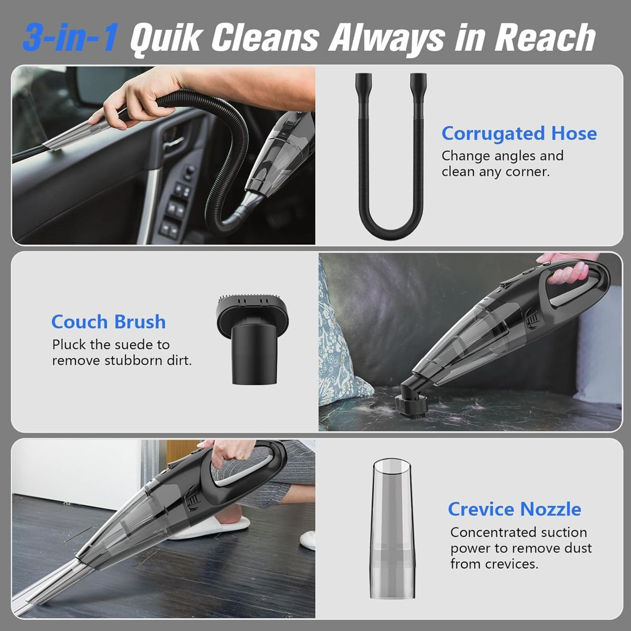 Cordless Rechargeable Handheld Vacuum product image