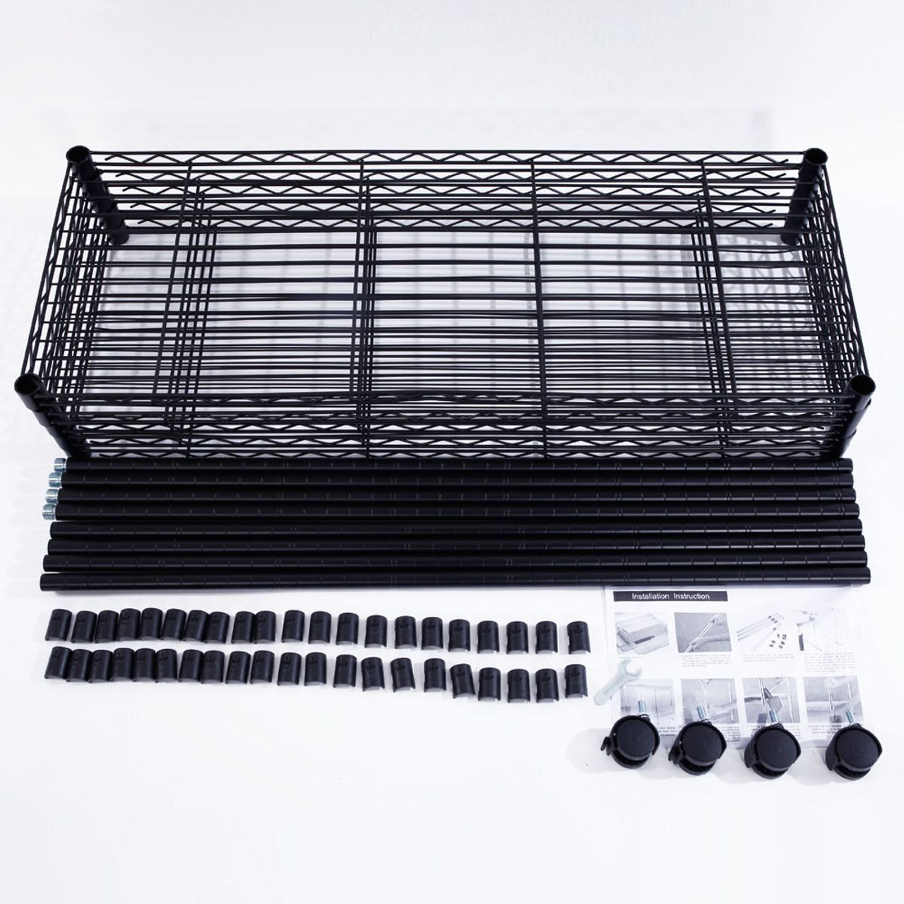 5-Tier Adjustable Rolling Metal Garage Shelving product image