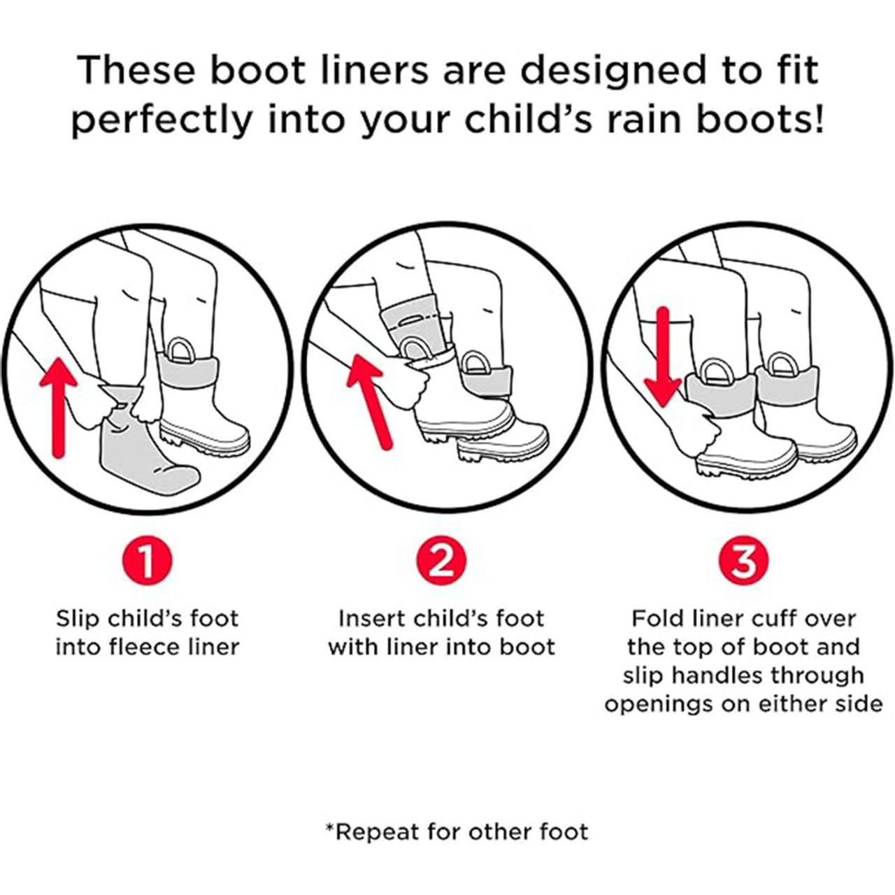 Kids' Unisex Waterproof Rubber Boots product image