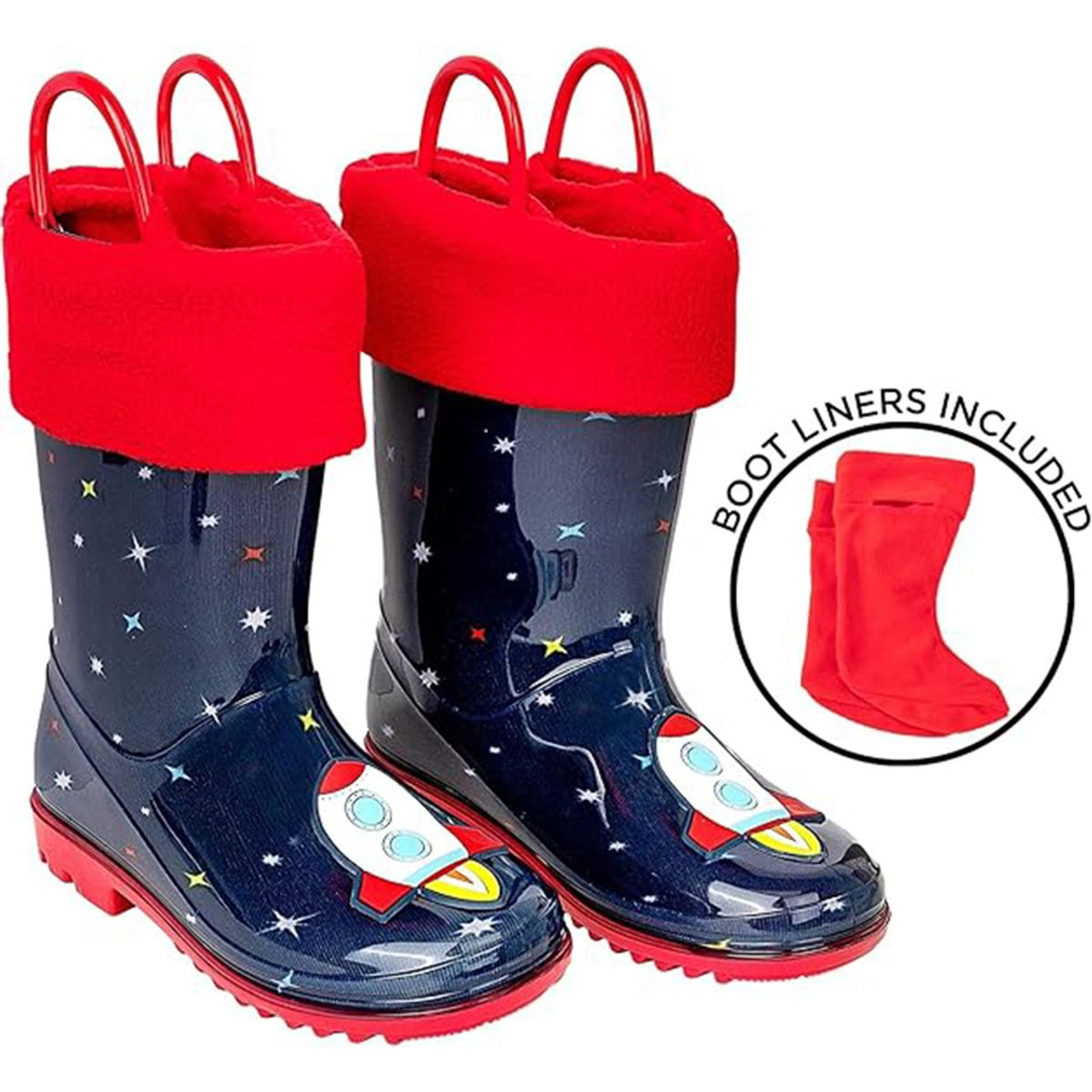 Kids' Unisex Waterproof Rubber Boots product image