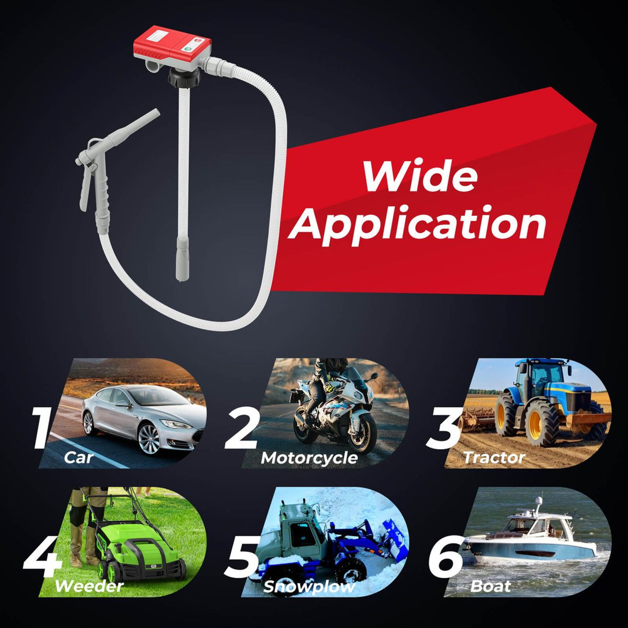 Fuel Transfer Pump with Hand Trigger Nozzle product image