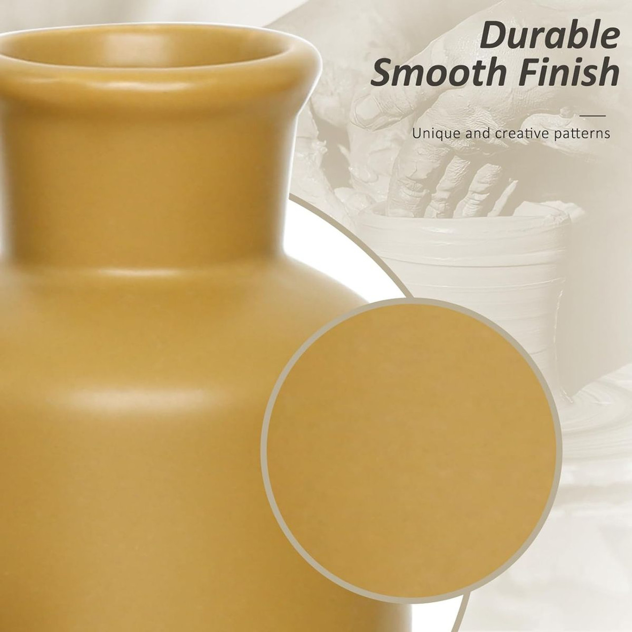 Boho Ceramic Vase (Set of 3) product image