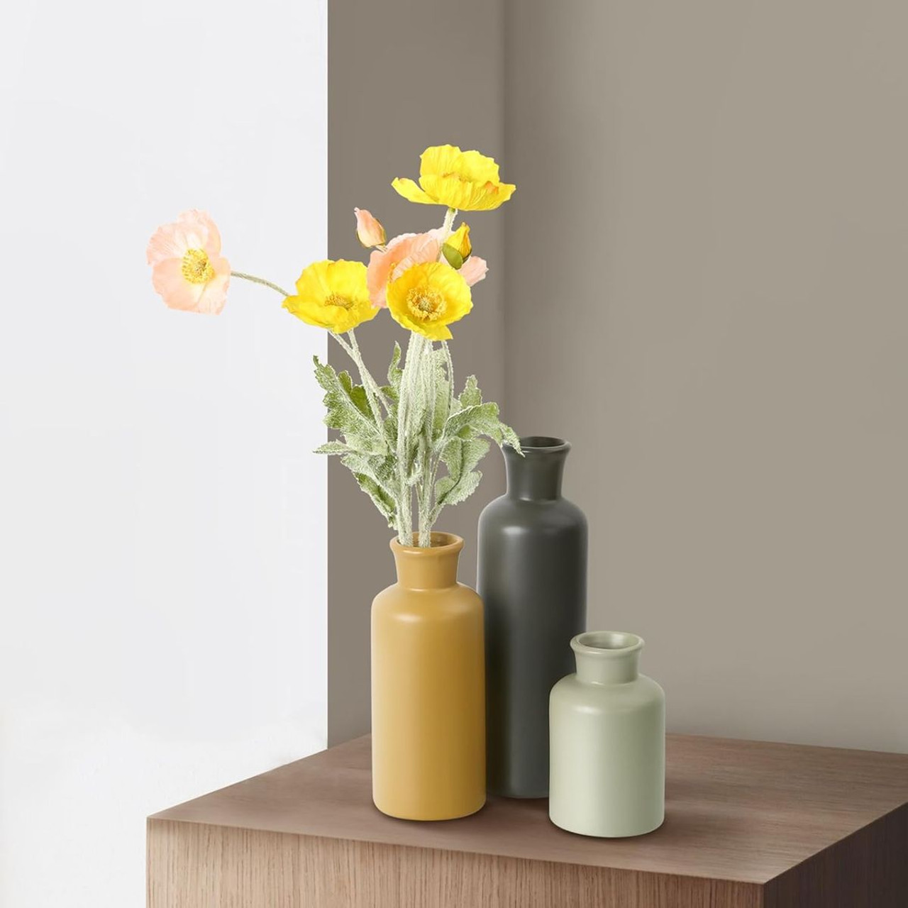 Boho Ceramic Vase (Set of 3) product image