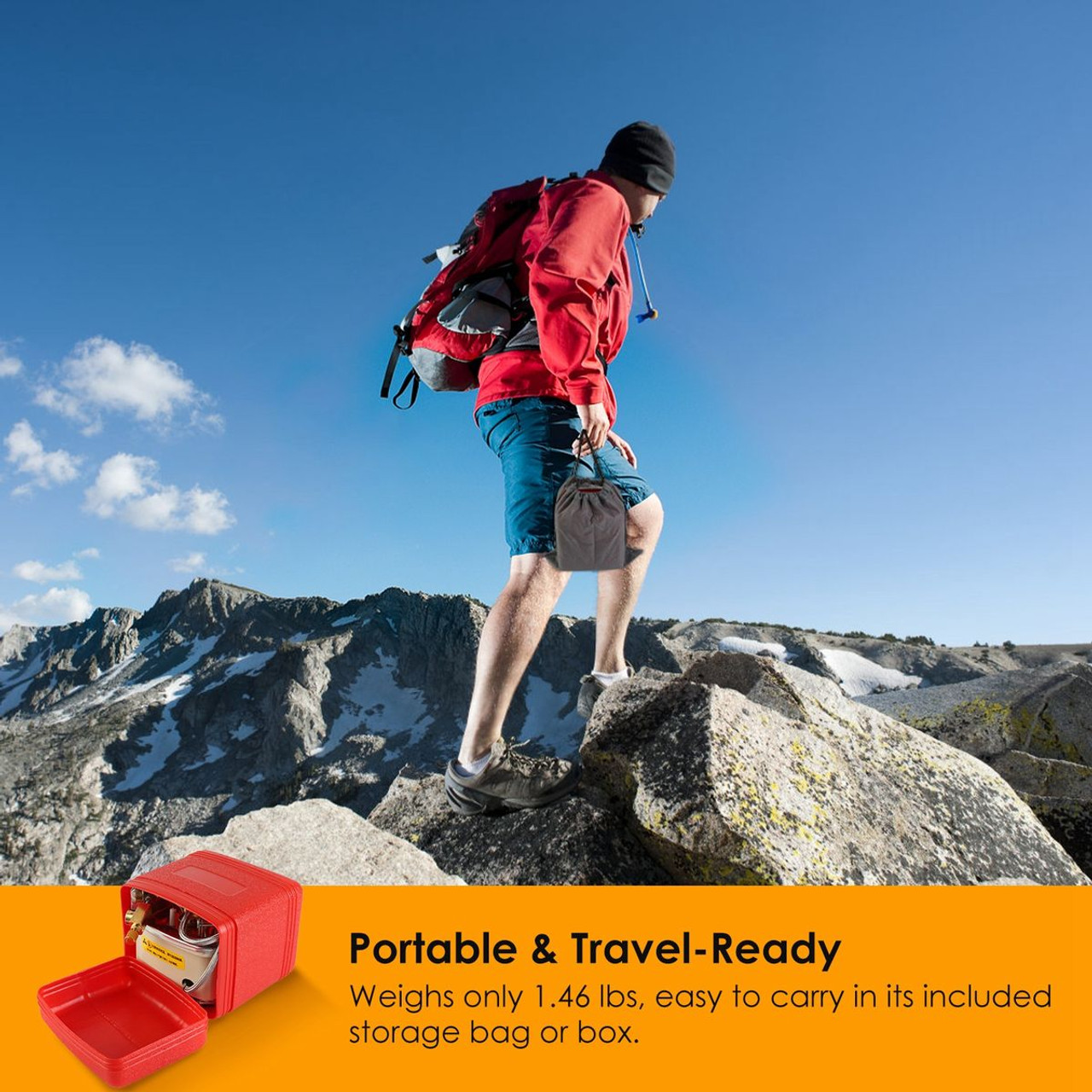 LakeForest Portable Butane Camping Stove product image