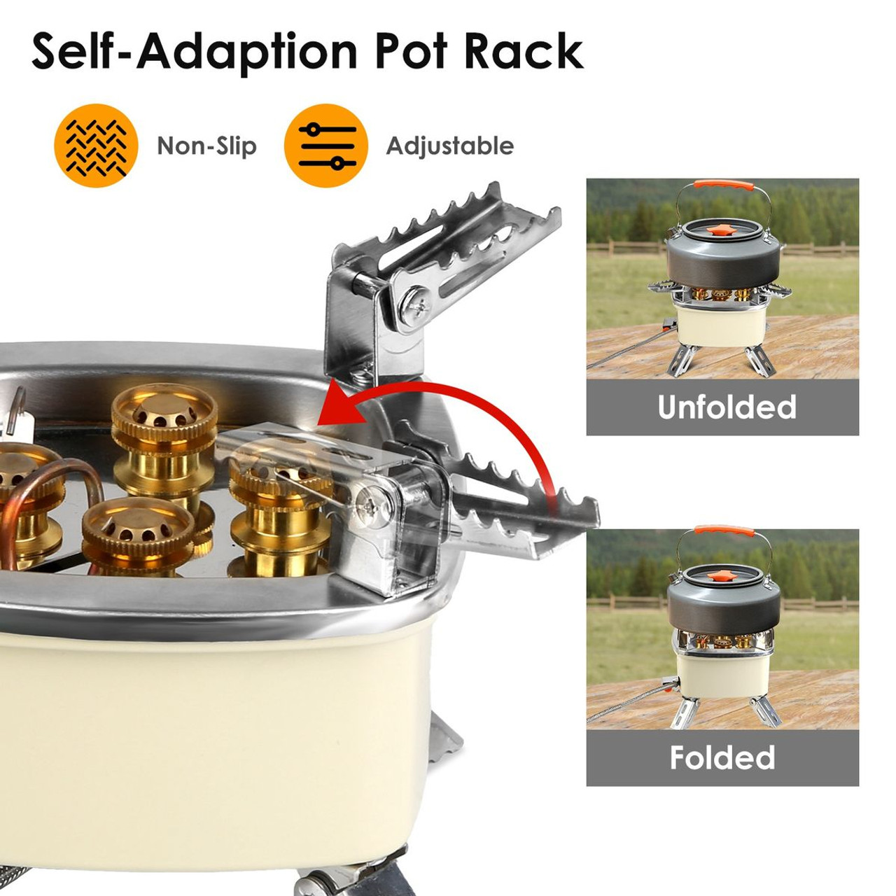 LakeForest Portable Butane Camping Stove product image