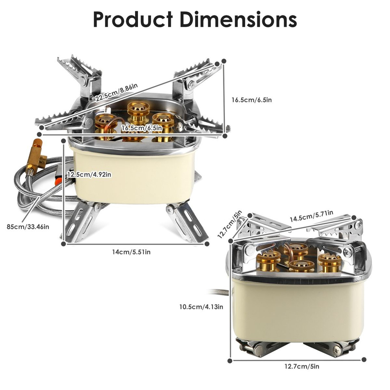 LakeForest Portable Butane Camping Stove product image