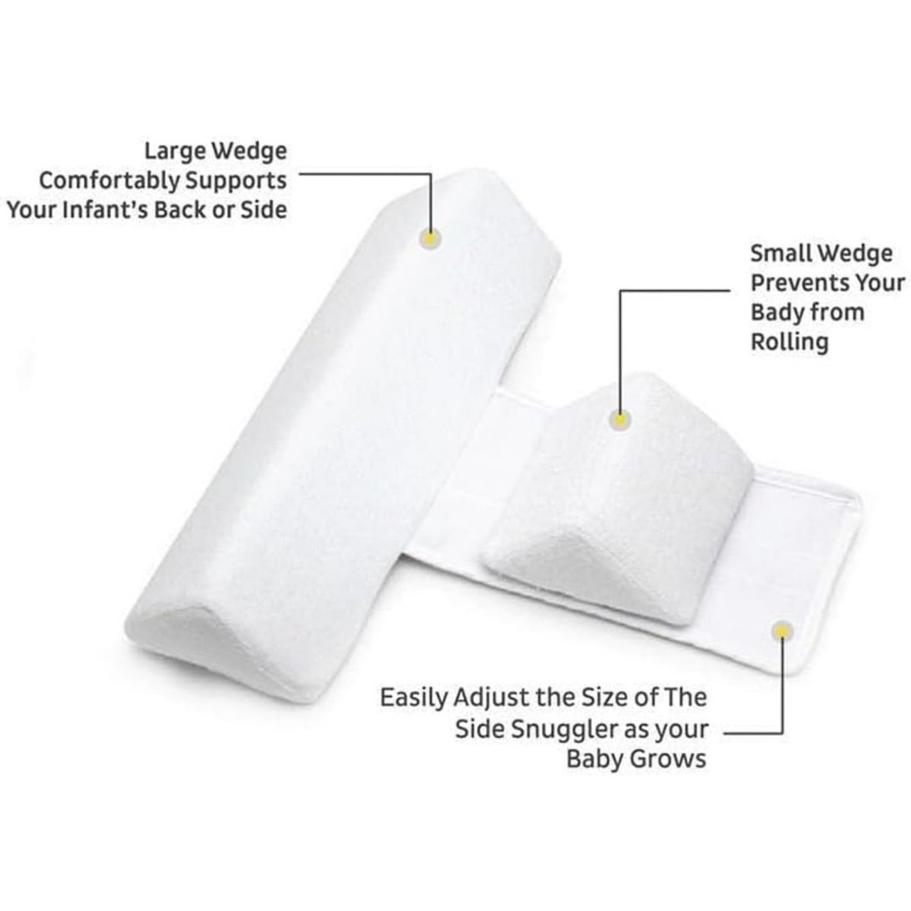 Adjustable Anti-Roll Safety Sleep Pillow for Babies product image