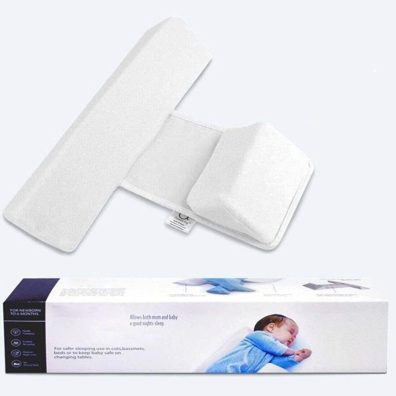 Adjustable Anti-Roll Safety Sleep Pillow for Babies product image