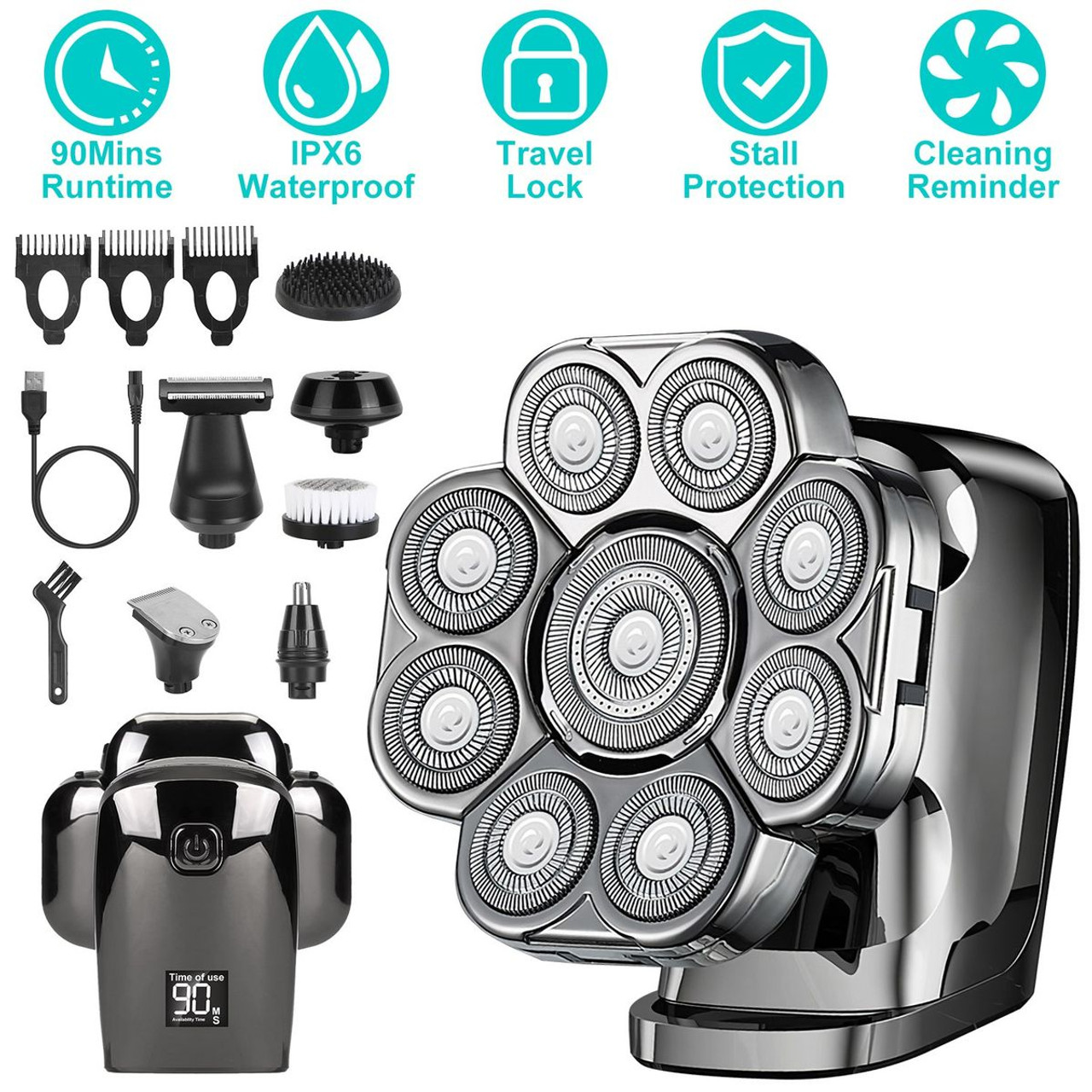 6-in-1 Shaver for Beard, Head, and Body product image