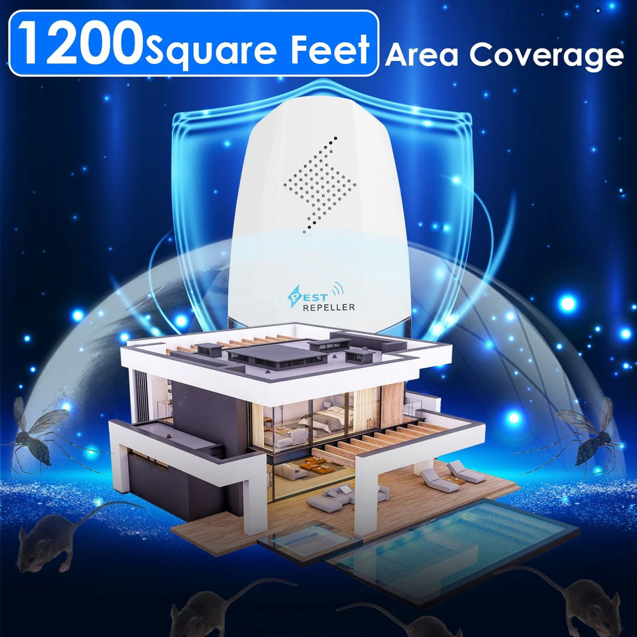 Ultrasonic Pest Repeller (2-Pack) product image