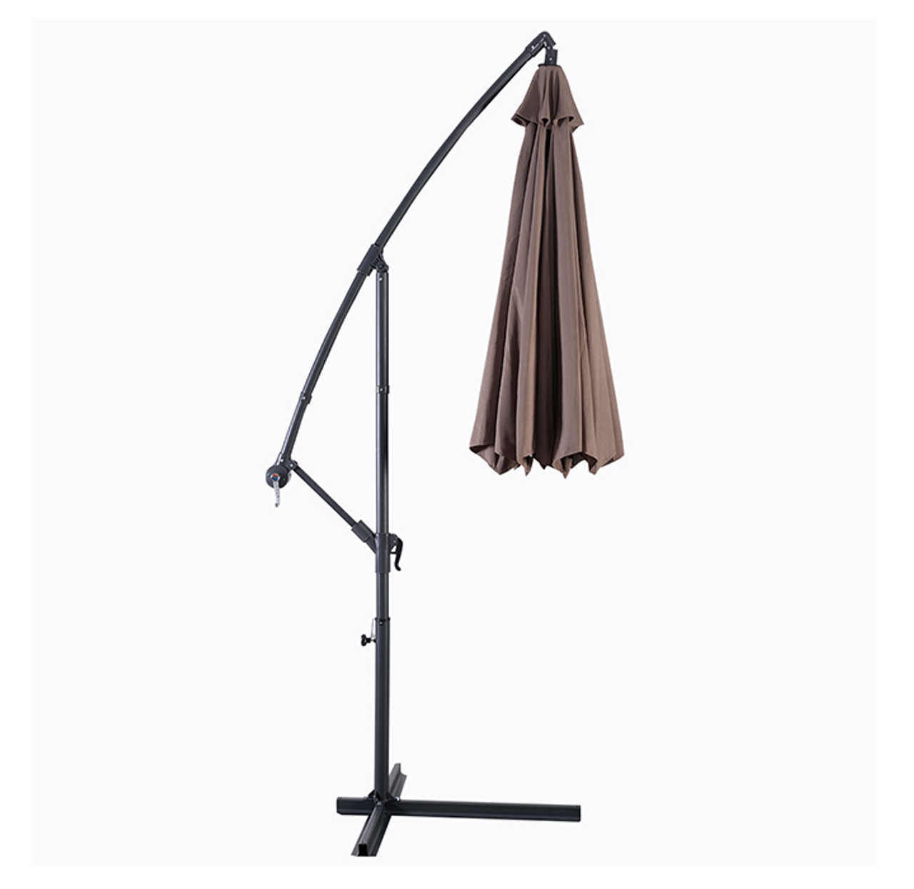 10' Hanging Offset Outdoor Market Patio Umbrella  product image
