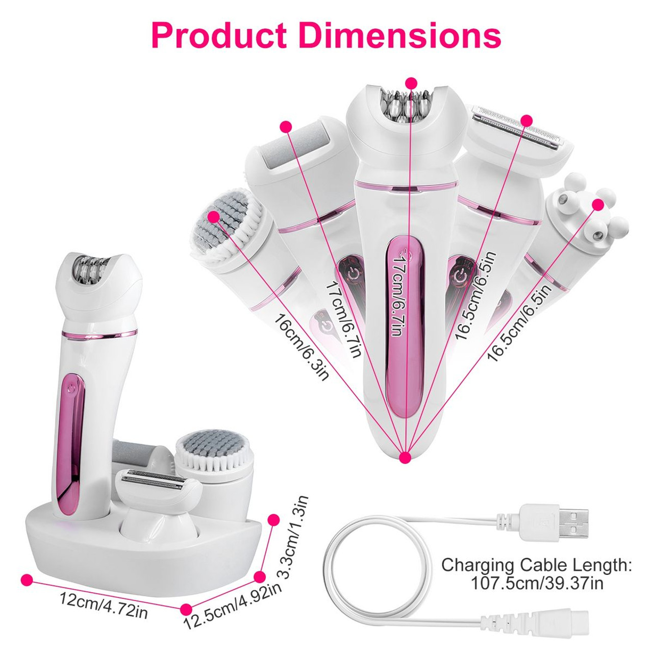 Laromni 5-in-1 Women's Electric Shaver  product image