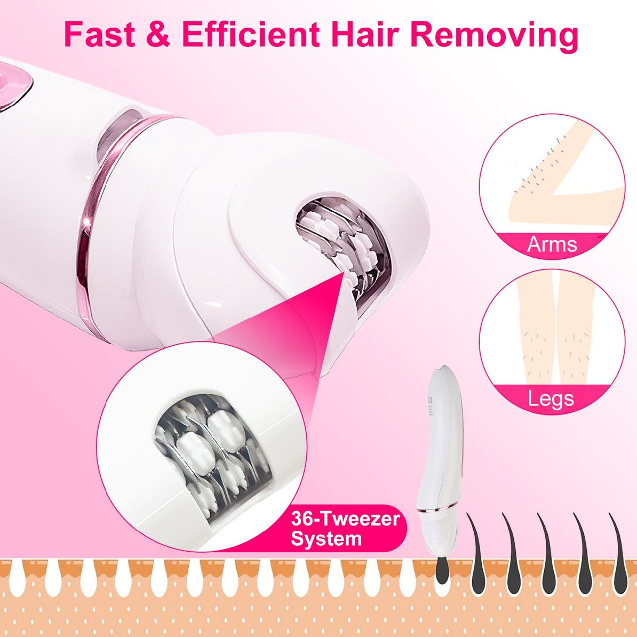 Laromni 5-in-1 Women's Electric Shaver  product image