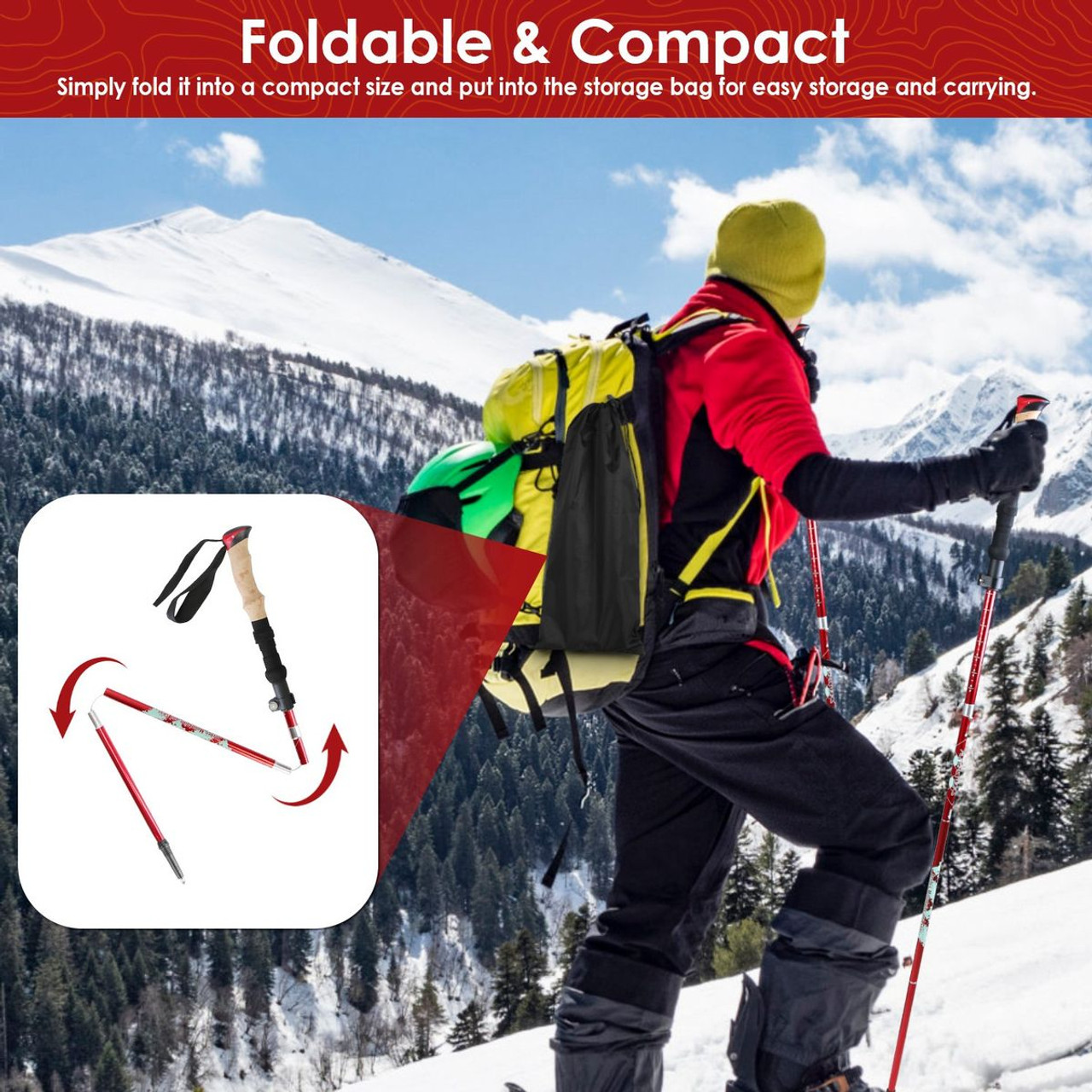 LakeForest Collapsible Hiking Poles (1 Pair) product image