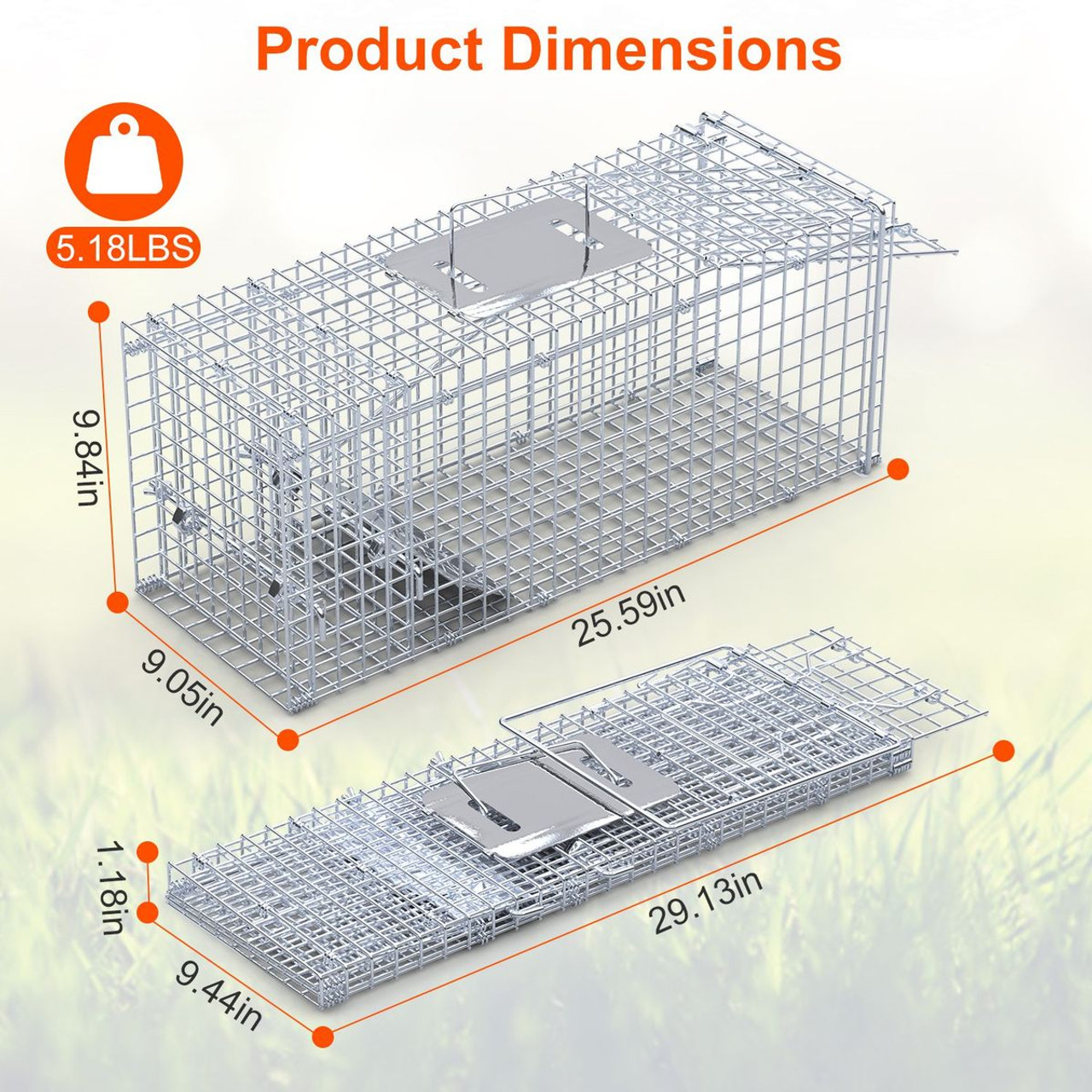 25.59" Humane Animal Trap Cage product image
