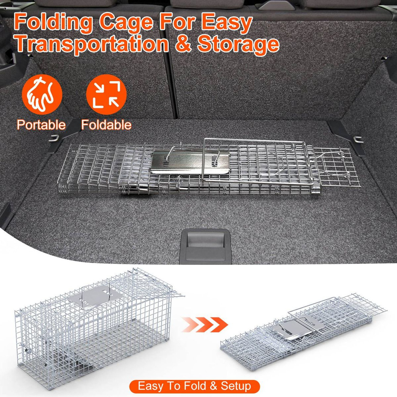 25.59" Humane Animal Trap Cage product image