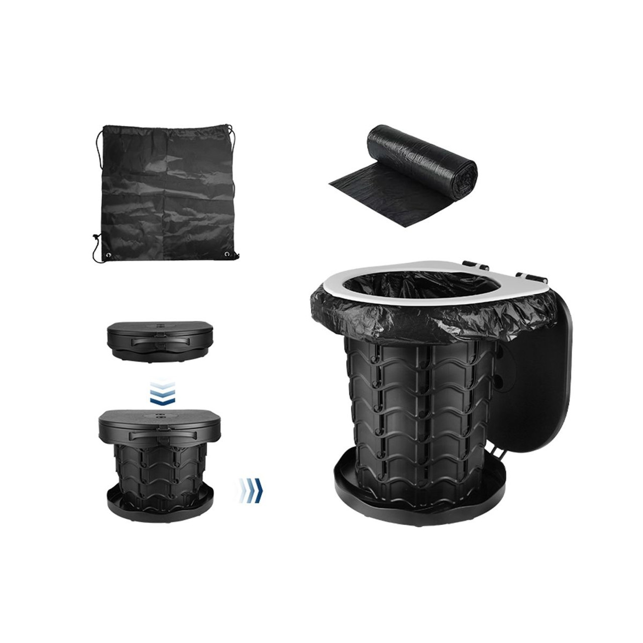 LakeForest Retractable Portable Toilet product image
