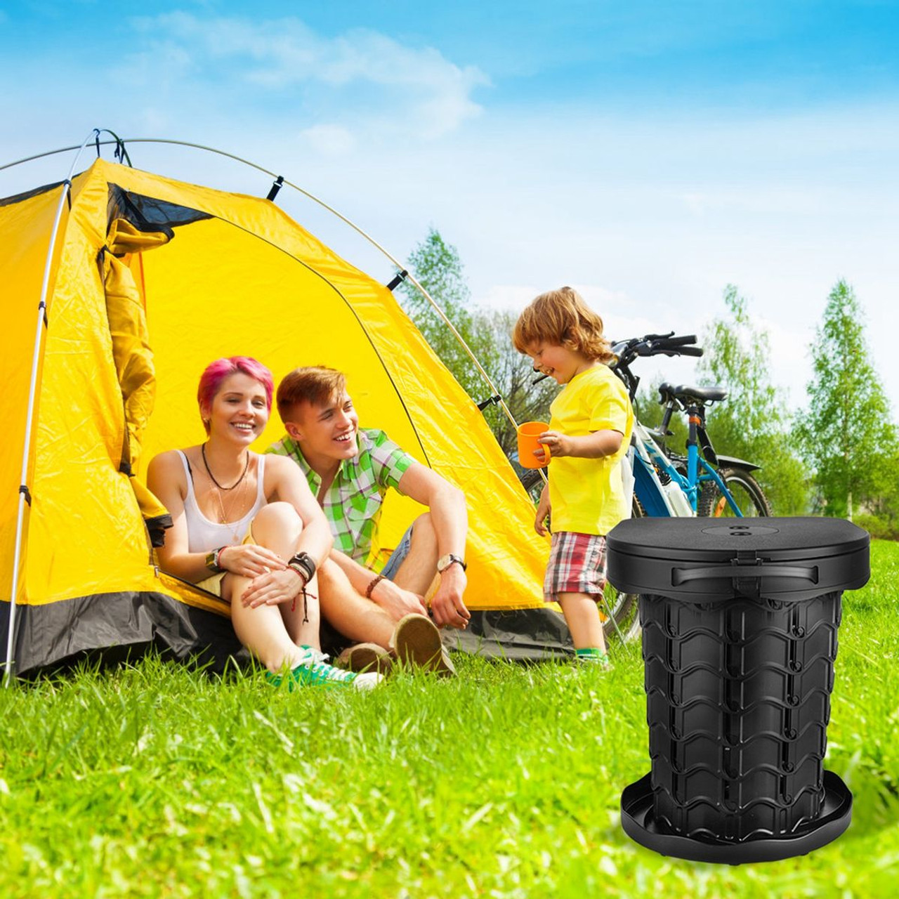 LakeForest Retractable Portable Toilet product image
