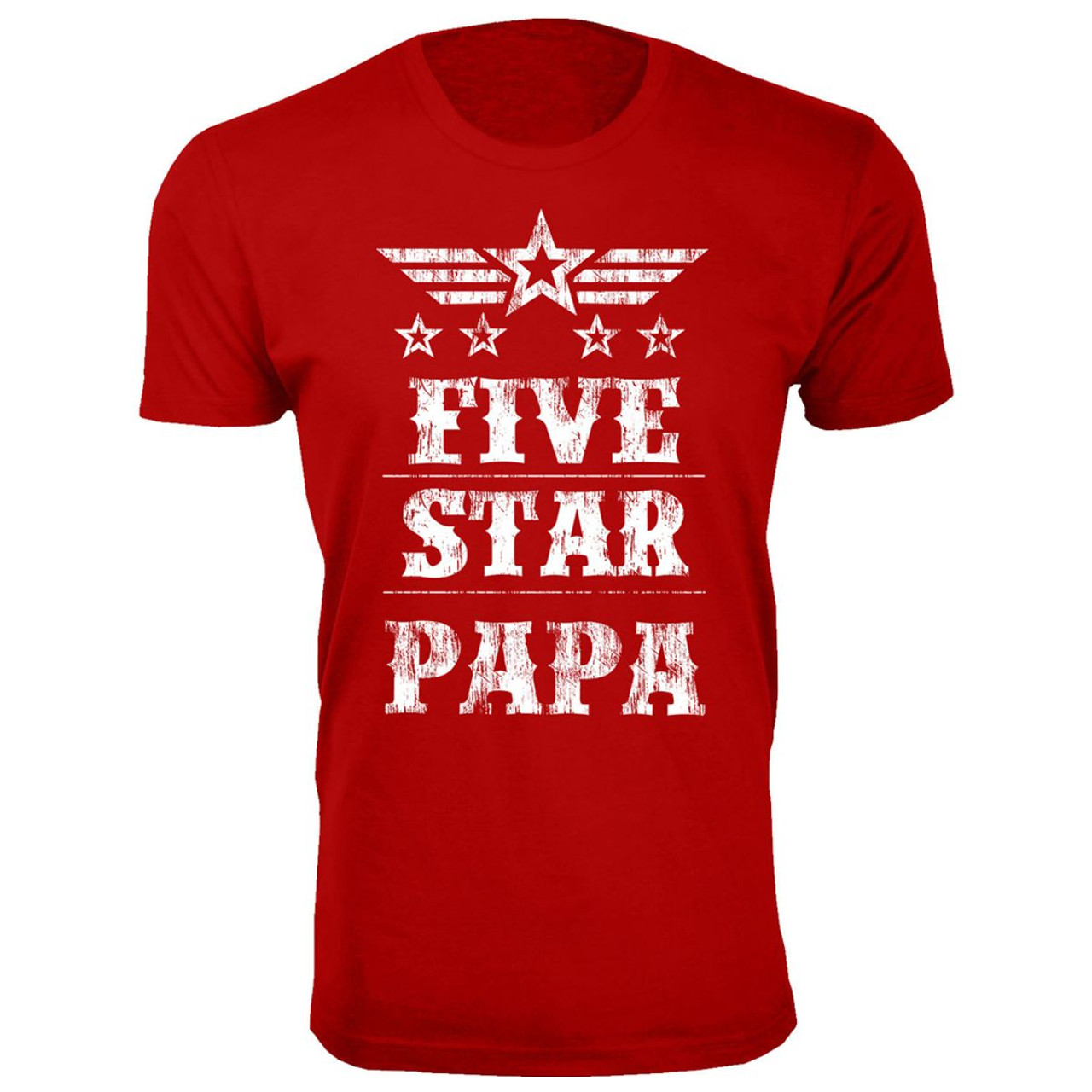 Men's Five Star Dad/Grandpa T-shirt product image