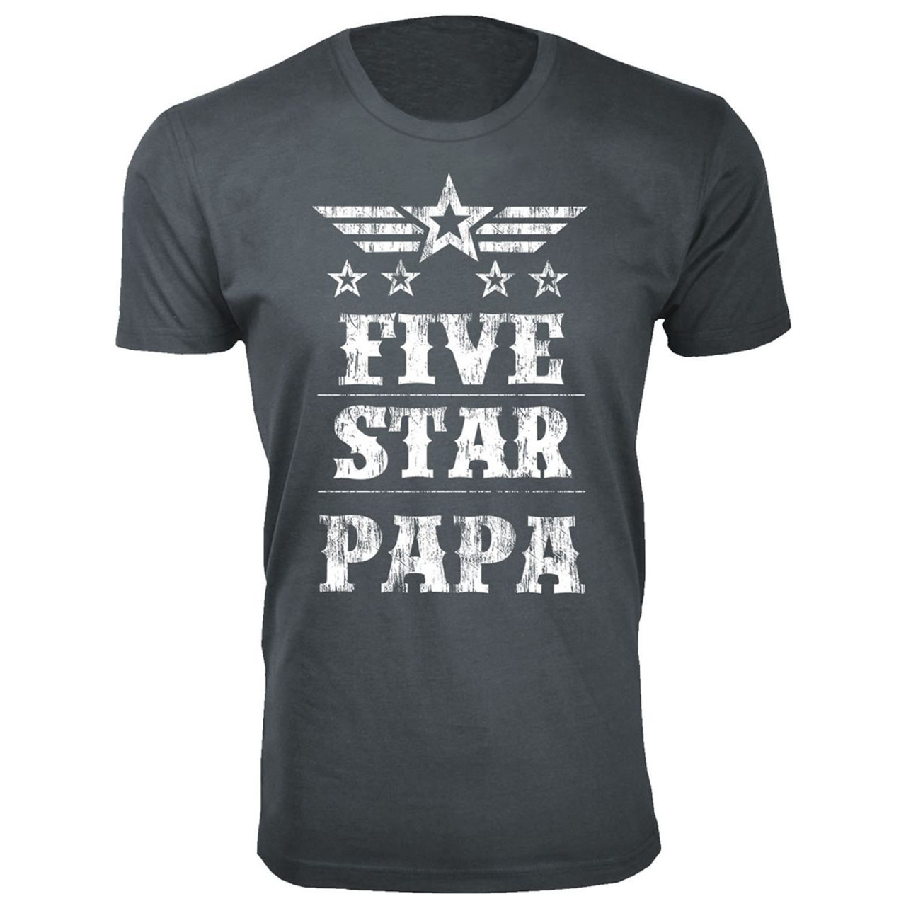 Men's Five Star Dad/Grandpa T-shirt product image