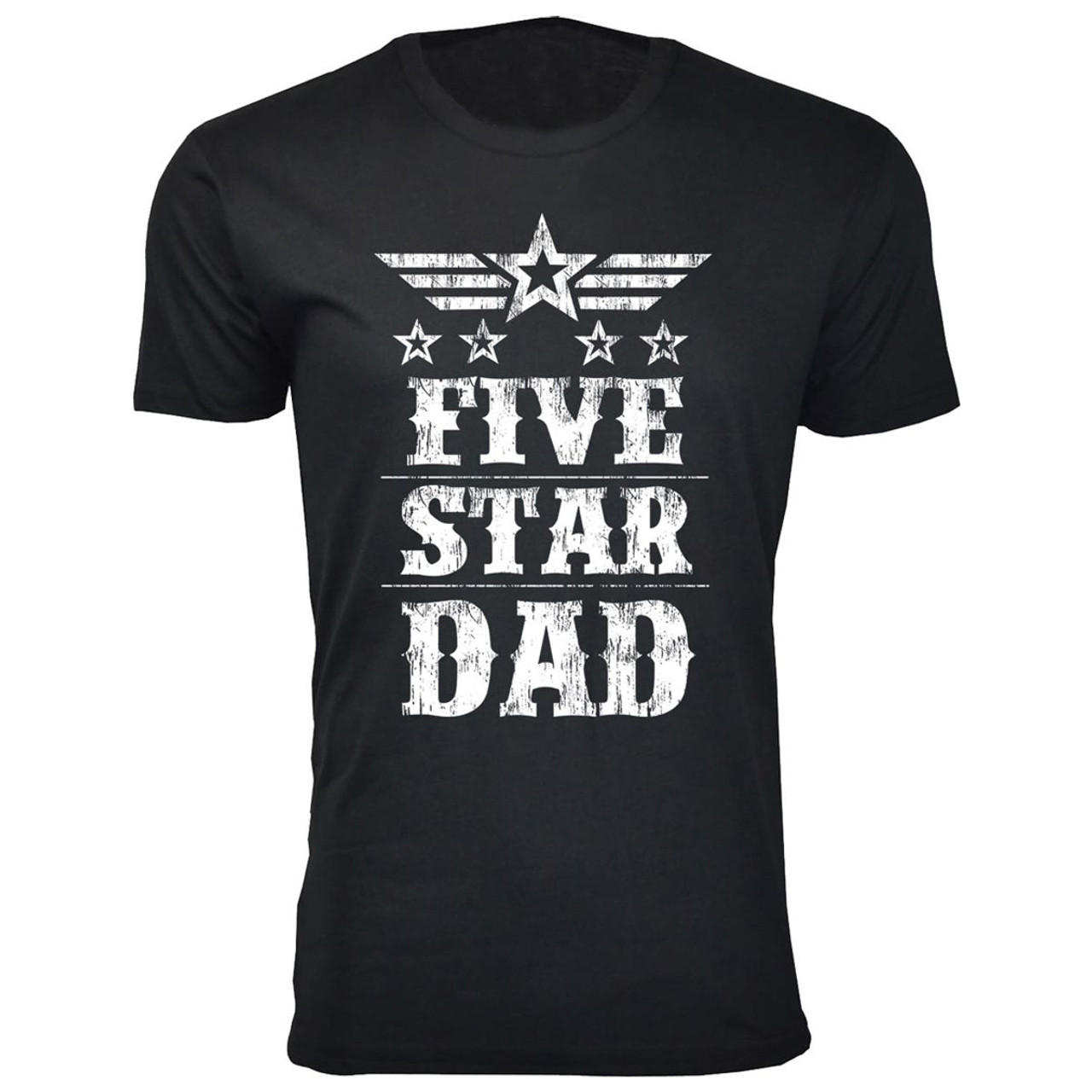 Men's Five Star Dad/Grandpa T-shirt product image