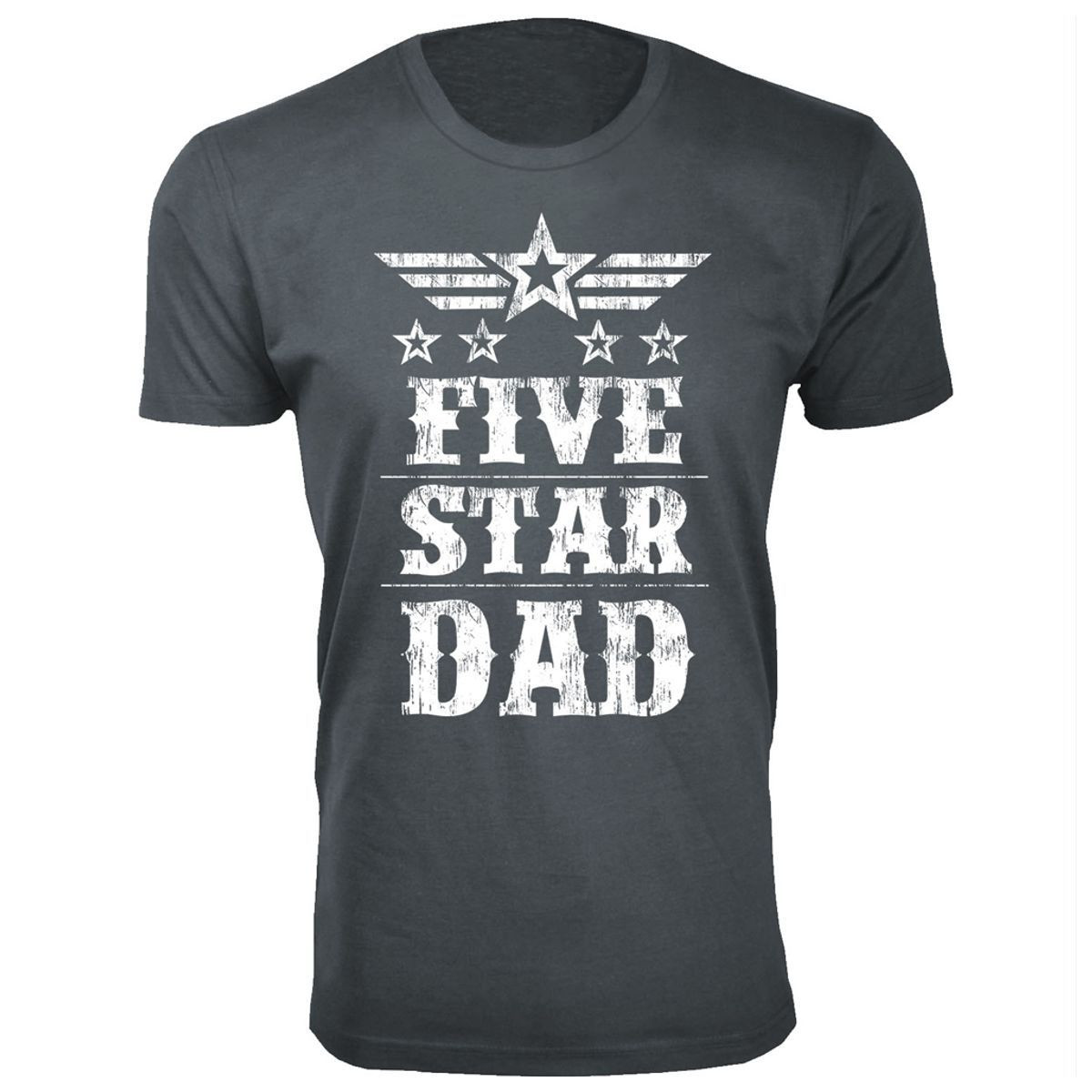 Men's Five Star Dad/Grandpa T-shirt product image