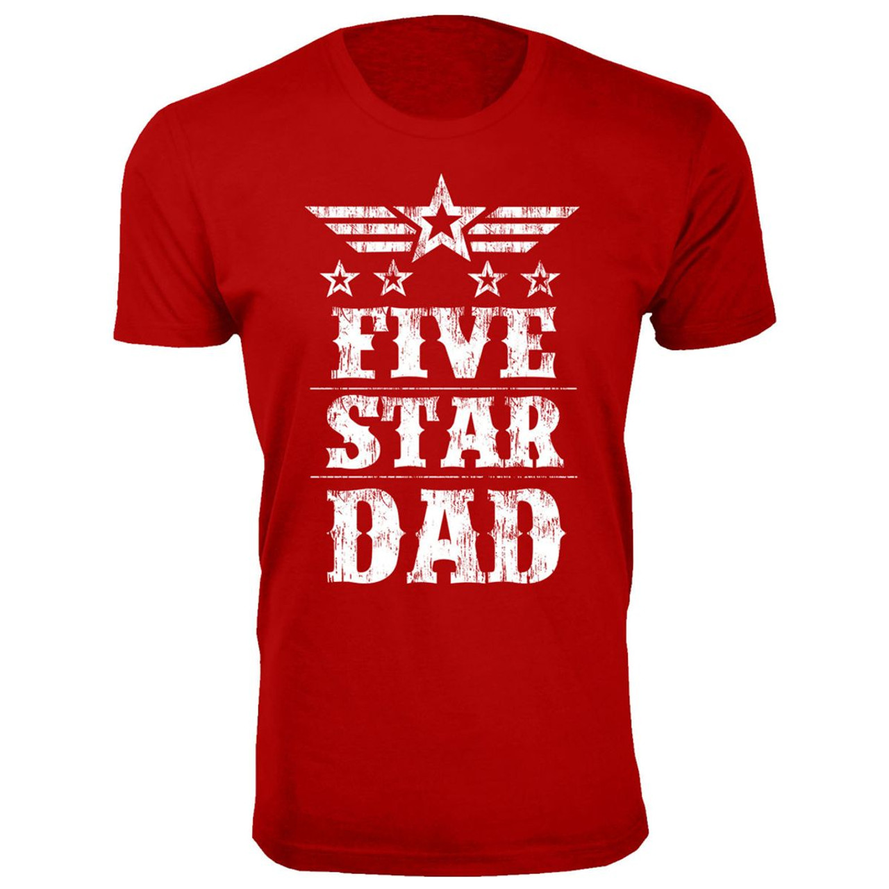 Men's Five Star Dad/Grandpa T-shirt product image
