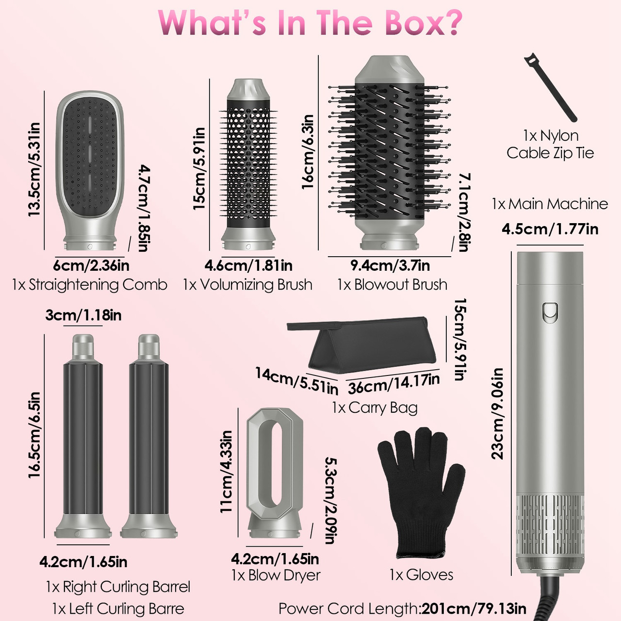 Laromni 6-in-1 Hair Dryer Brush Set product image