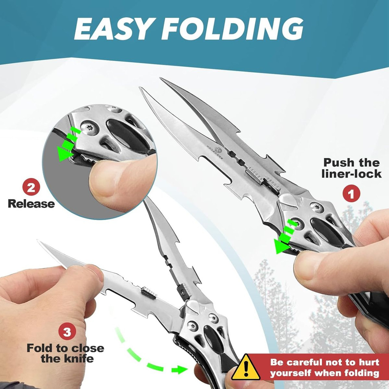 8.5" Double Blade Pocket Knife product image