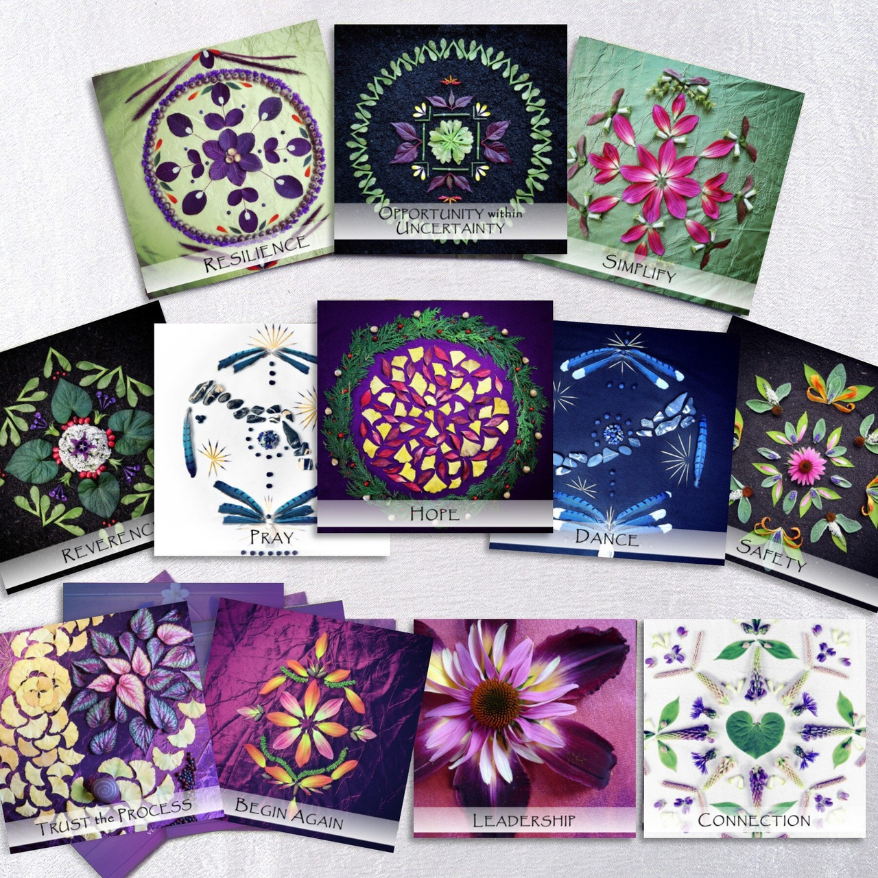 Nature Mandala Meditation Cards product image