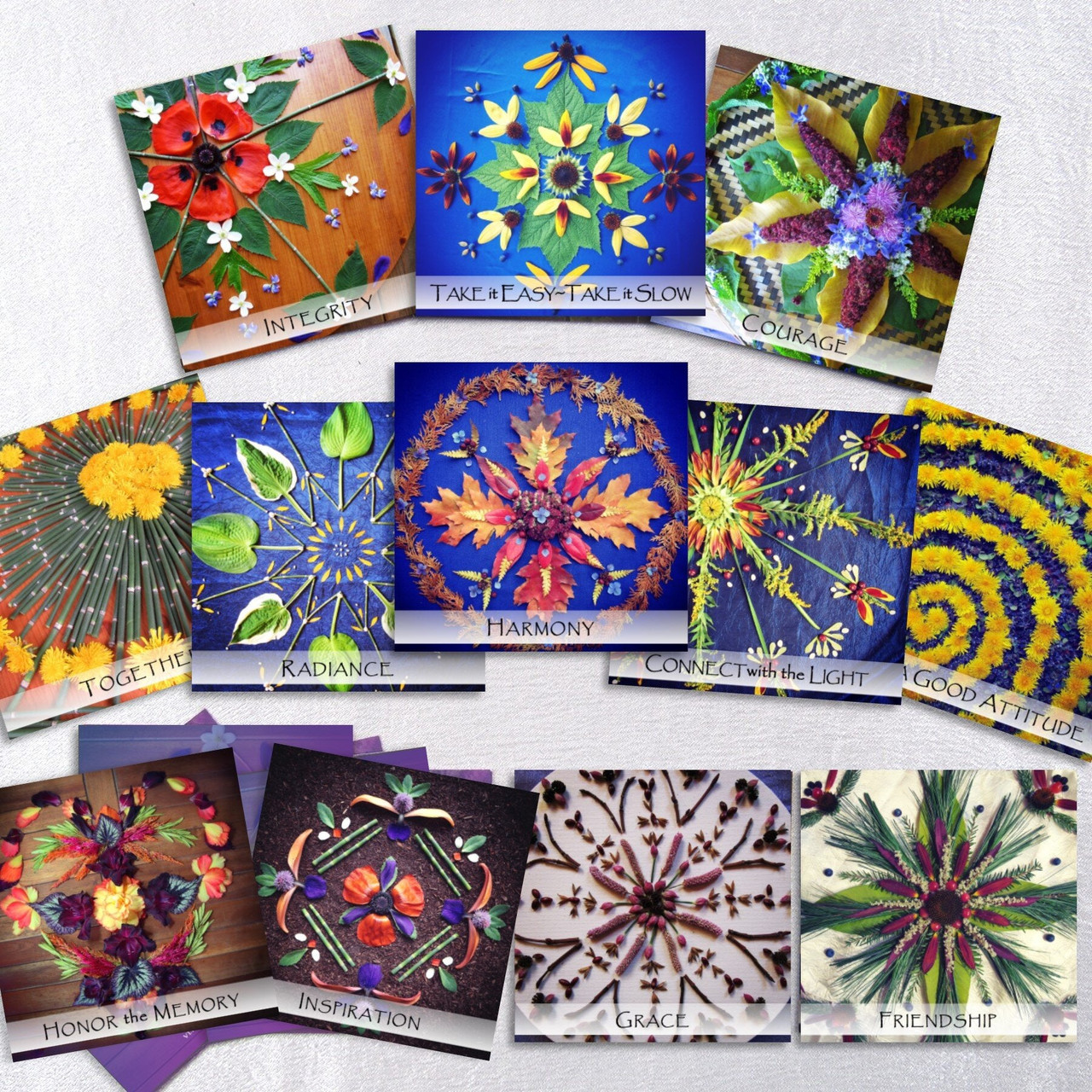 Nature Mandala Meditation Cards product image