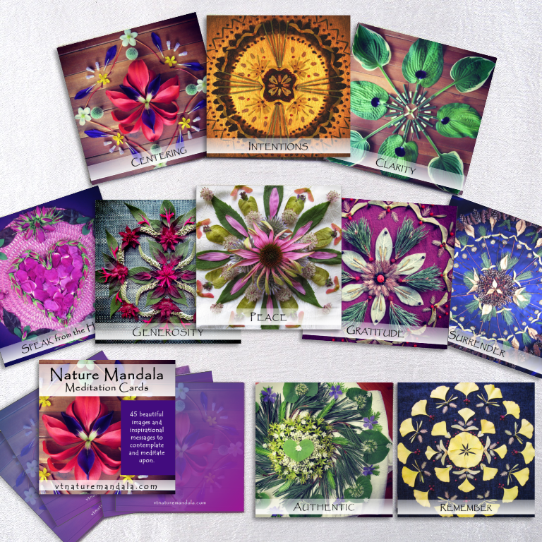 Nature Mandala Meditation Cards product image