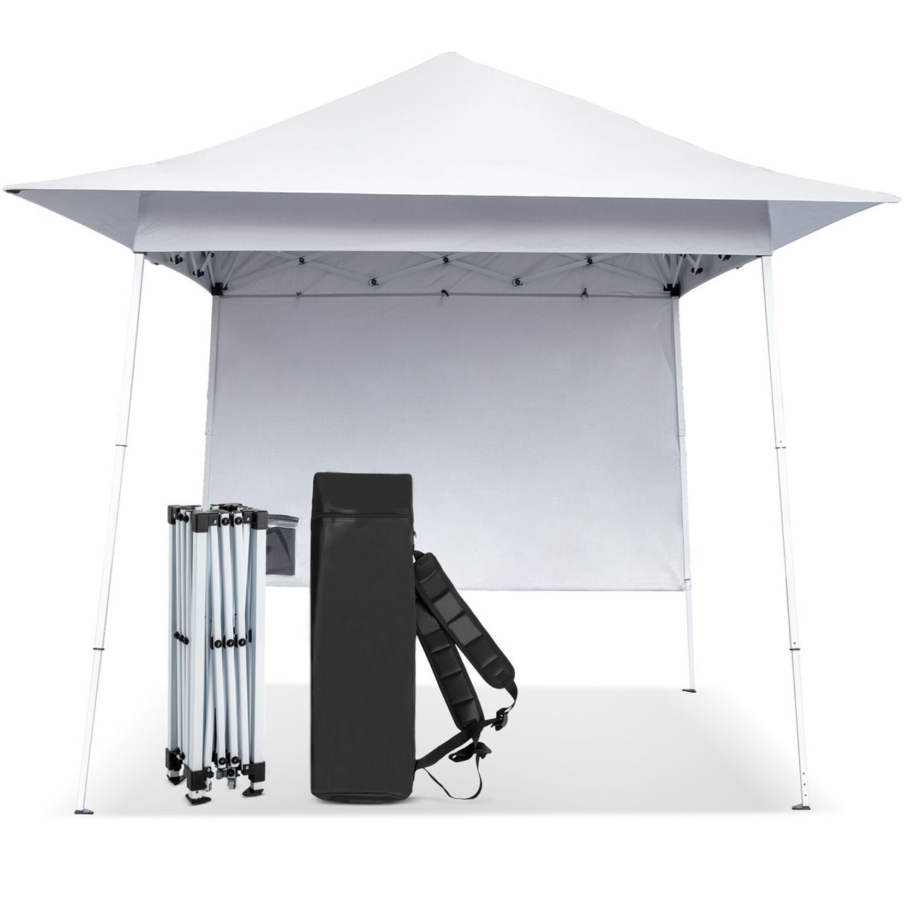 8 x 8-Foot Pop-up Gazebo with One Side Cloth and Storage Bag product image